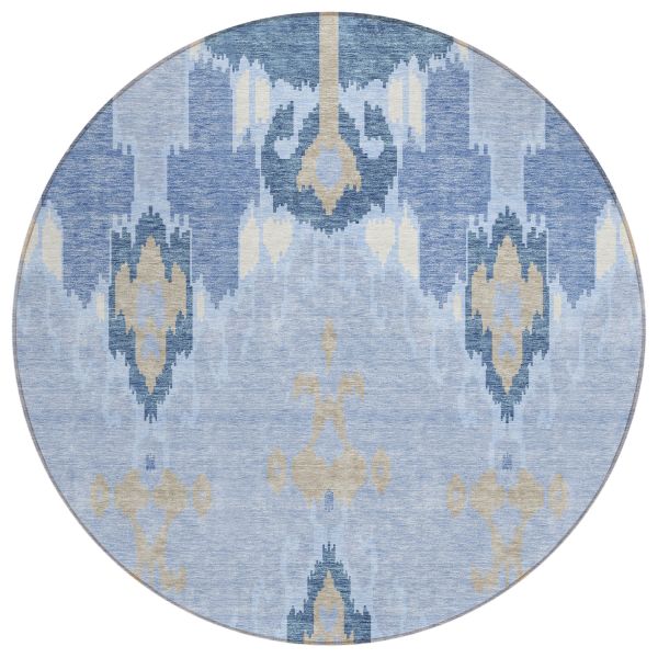 Addison Rugs Chantille Sky 8'0" x 8'0" Round