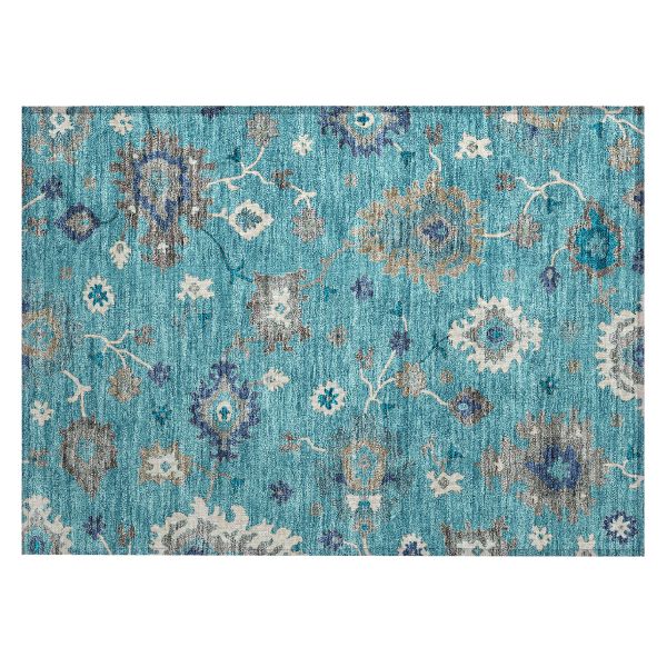 Addison Rugs Chantille Teal 1'8" x 2'6"