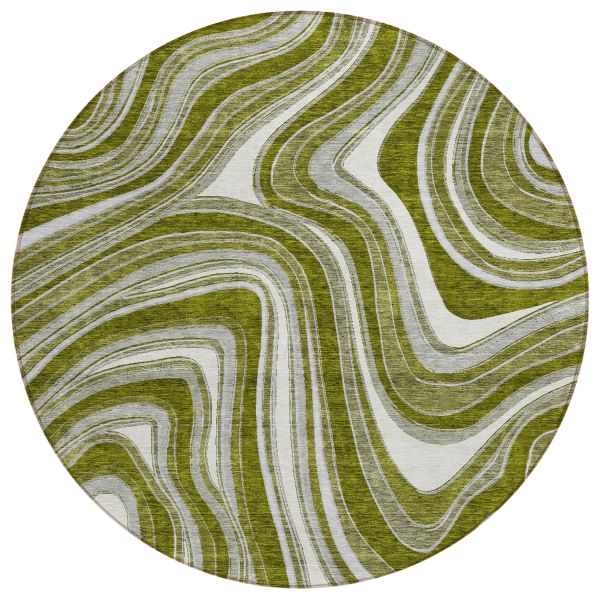 Addison Rugs Chantille Olive 8'0" x 8'0" Round