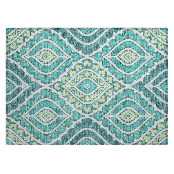 Addison Rugs Chantille Teal 1'8" x 2'6" Collection