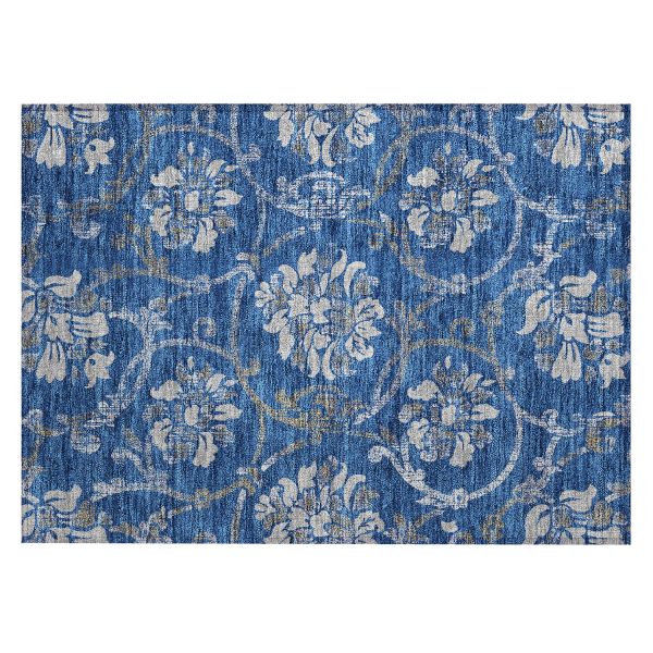 Addison Rugs Chantille Blue 1'8" x 2'6" Collection