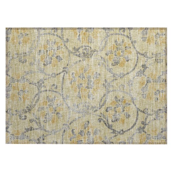 Addison Rugs Chantille Gold 1'8" x 2'6" Collection