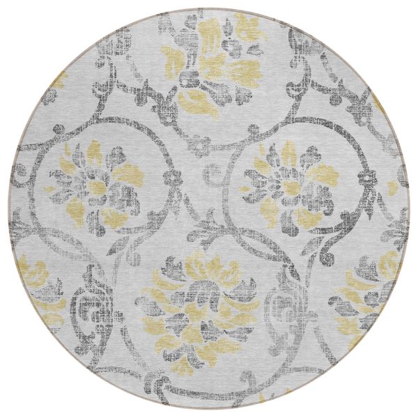 Addison Rugs Chantille Silver 8'0" x 8'0" Round Collection