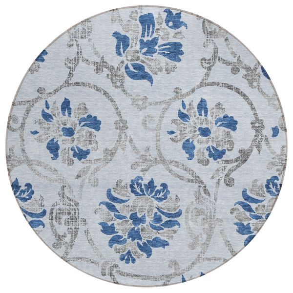 Addison Rugs Chantille Sky 8'0" x 8'0" Round