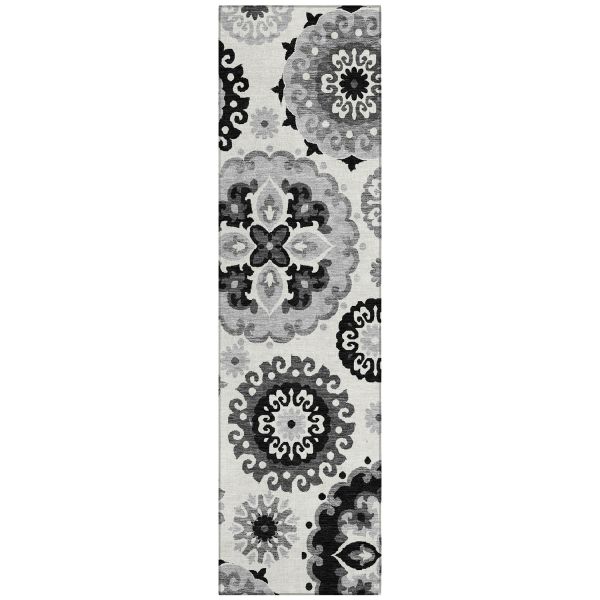 Addison Rugs Chantille Black 2'3" x 7'6" Runner Collection