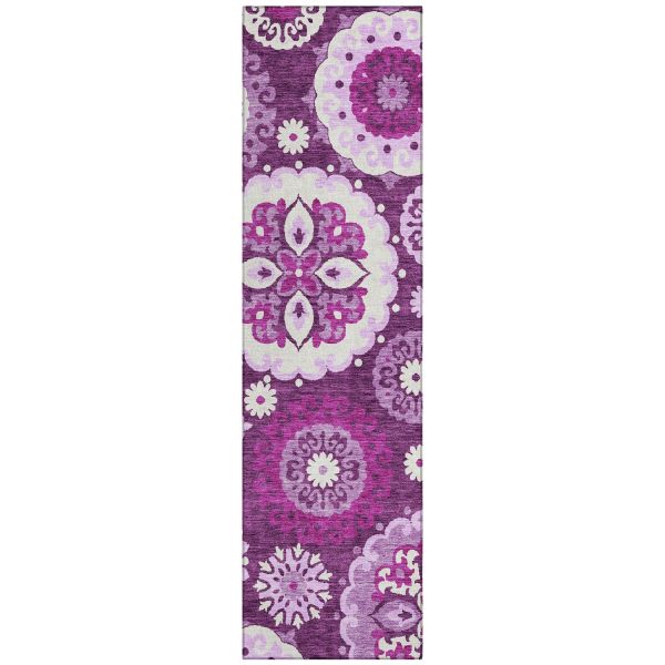 Addison Rugs Chantille Eggplant 2'3" x 7'6" Runner Collection