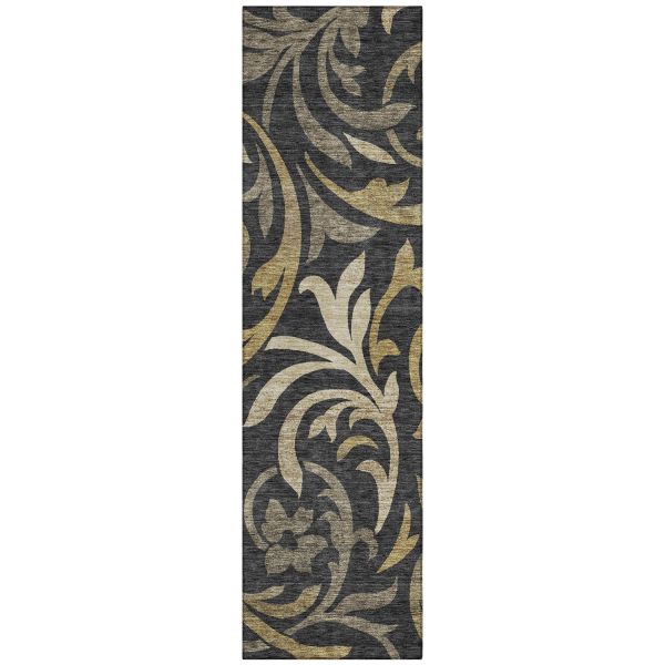 Addison Rugs Chantille Black 2'3" x 7'6" Runner Collection