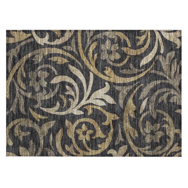 Addison Rugs Chantille Black 1'8" x 2'6" Collection