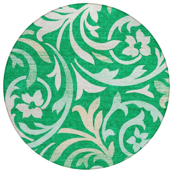 Addison Rugs Chantille Green 8'0" x 8'0" Round