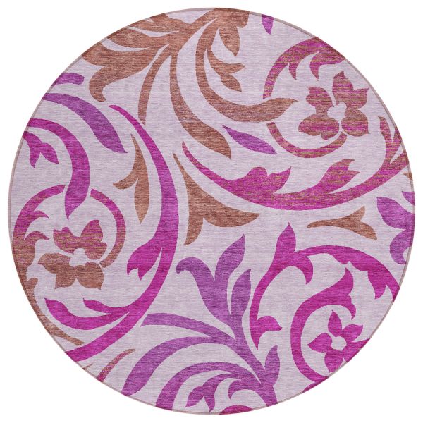 Addison Rugs Chantille Lavender 8'0" x 8'0" Round Collection