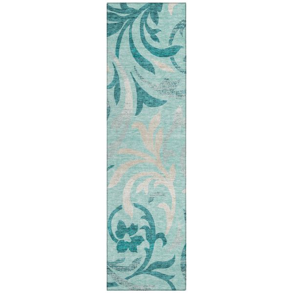 Addison Rugs Chantille Teal 2'3" x 7'6" Runner