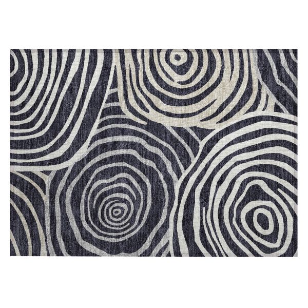 Addison Rugs Chantille Black 1'8" x 2'6" Collection