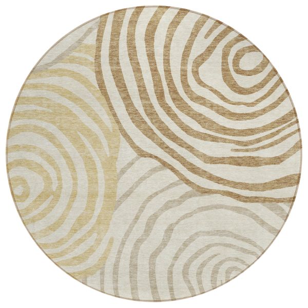 Addison Rugs Chantille Gold 8'0" x 8'0" Round