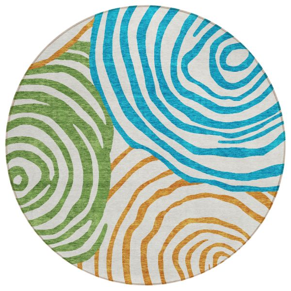 Addison Rugs Chantille White 8'0" x 8'0" Round