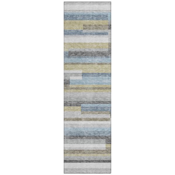 Addison Rugs Chantille Gray 2'3" x 7'6" Runner Collection