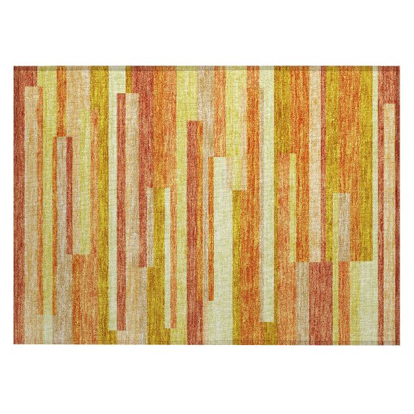 Addison Rugs Chantille Orange 1'8" x 2'6" Collection