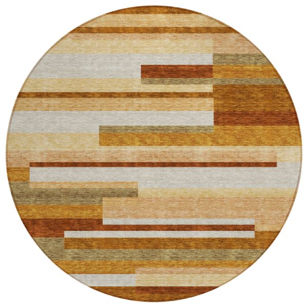 Addison Rugs Chantille Paprika 8'0" x 8'0" Round Collection