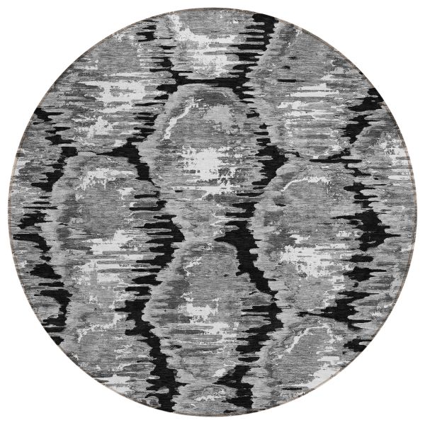 Addison Rugs Chantille Black 8'0" x 8'0" Round