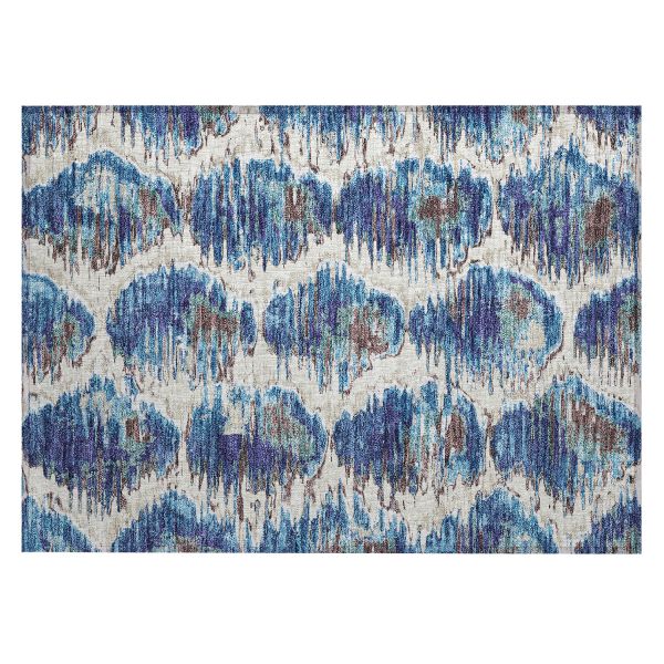 Addison Rugs Chantille Blue 1'8" x 2'6" Collection