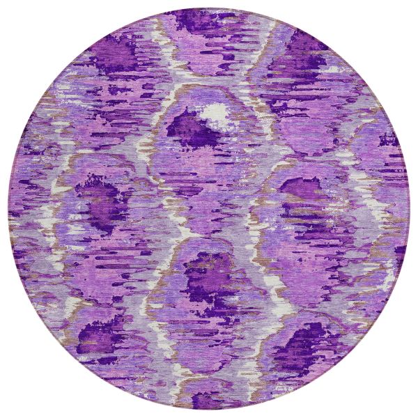 Addison Rugs Chantille Lavender 8'0" x 8'0" Round Collection