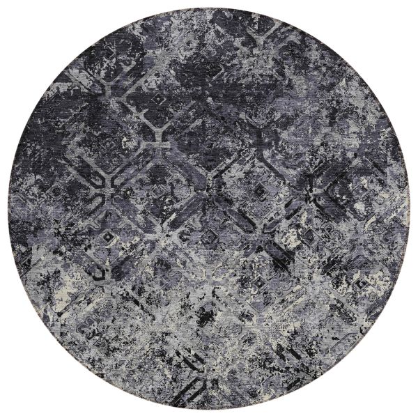 Addison Rugs Chantille Black 8'0" x 8'0" Round