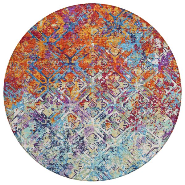 Addison Rugs Chantille Copper 8'0" x 8'0" Round