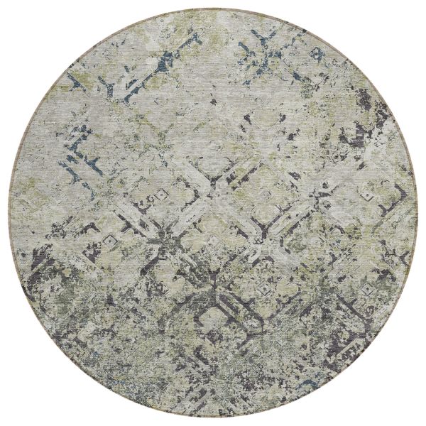 Addison Rugs Chantille Silver 8'0" x 8'0" Round