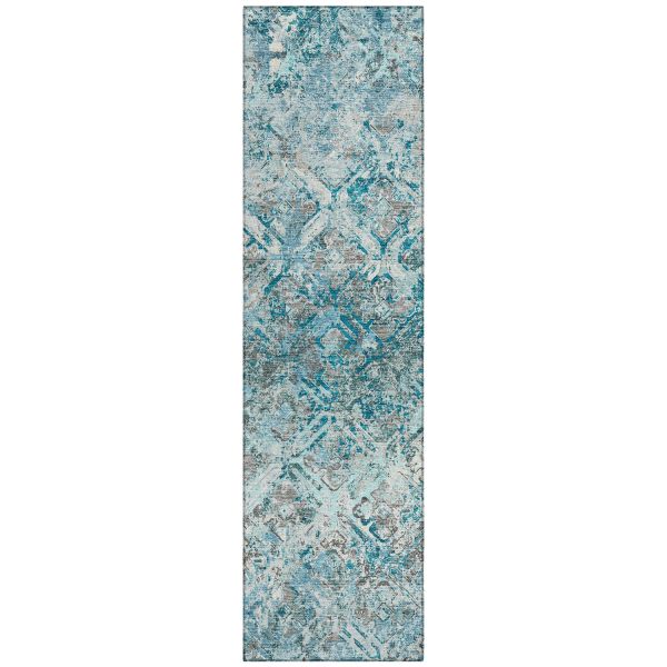 Addison Rugs Chantille Teal 2'3" x 7'6" Runner