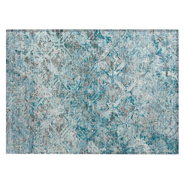 Addison Rugs Chantille Teal 1'8" x 2'6"