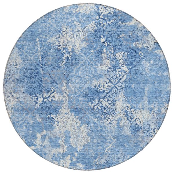 Addison Rugs Chantille Blue 8'0" x 8'0" Round