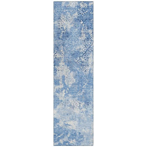 Addison Rugs Chantille Blue 2'3" x 7'6" Runner