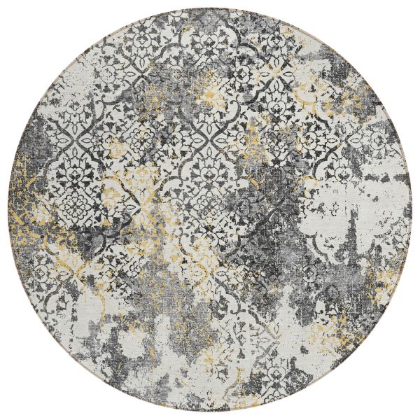 Addison Rugs Chantille Charcoal 8'0" x 8'0" Round Collection
