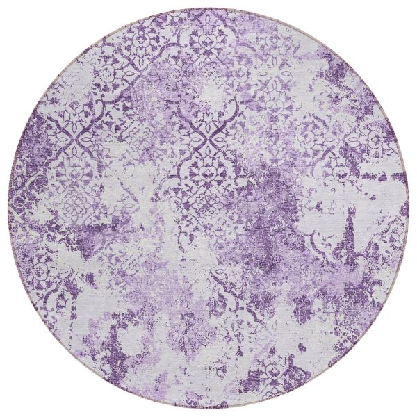 Addison Rugs Chantille Lavender 8'0" x 8'0" Round Collection