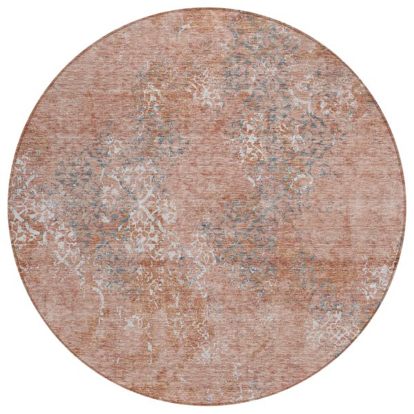 Addison Rugs Chantille Salmon 8'0" x 8'0" Round