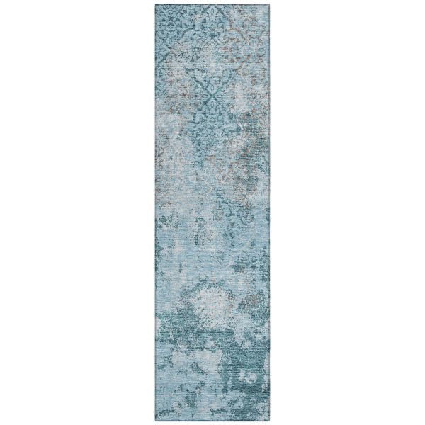 Addison Rugs Chantille Teal 2'3" x 7'6" Runner
