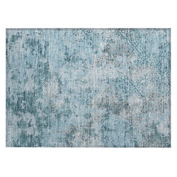 Addison Rugs Chantille Teal 1'8" x 2'6"