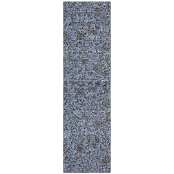 Addison Rugs Chantille Blue 2'3" x 7'6" Runner Collection