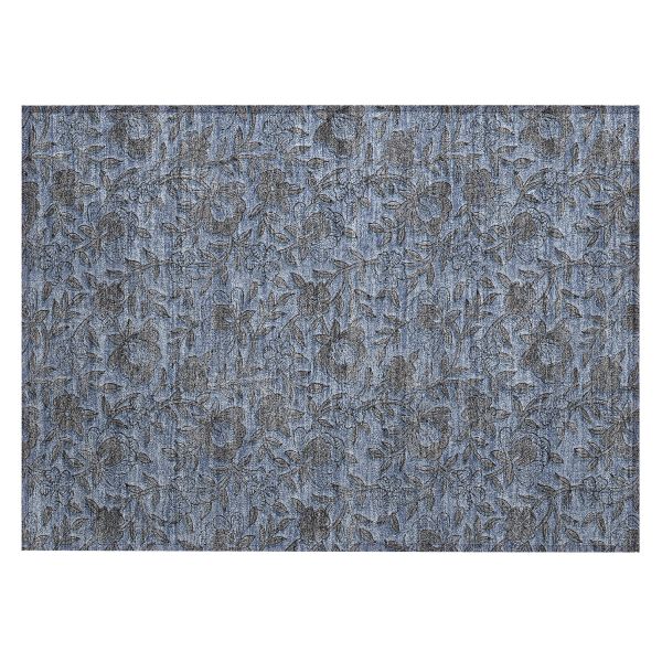 Addison Rugs Chantille Blue 1'8" x 2'6" Collection