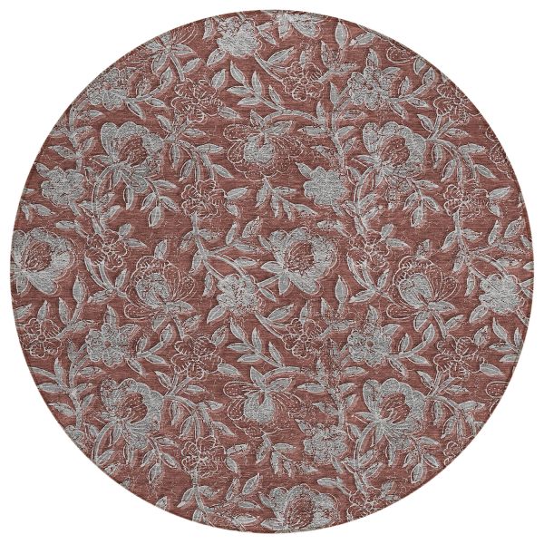 Addison Rugs Chantille Paprika 8'0" x 8'0" Round Collection