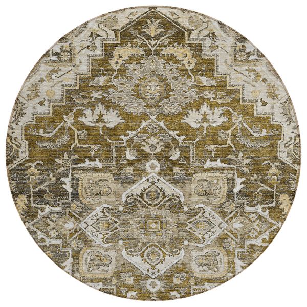 Addison Rugs Chantille Brown 8'0" x 8'0" Round