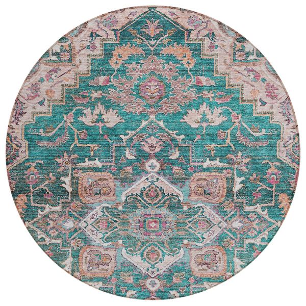Addison Rugs Chantille Emerald 8'0" x 8'0" Round