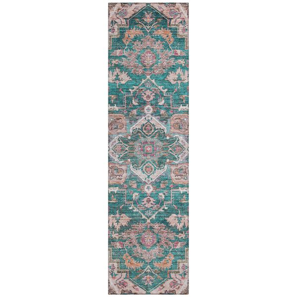 Addison Rugs Chantille Emerald 2'3" x 7'6" Runner