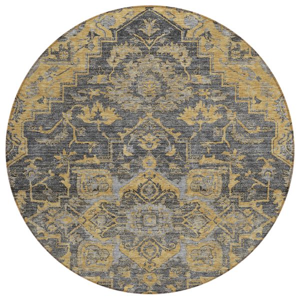 Addison Rugs Chantille Gray 8'0" x 8'0" Round Collection