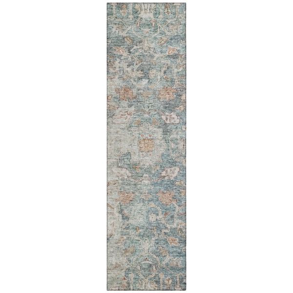 Addison Rugs Chantille Green 2'3" x 7'6" Runner
