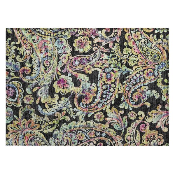Addison Rugs Chantille Black 1'8" x 2'6"