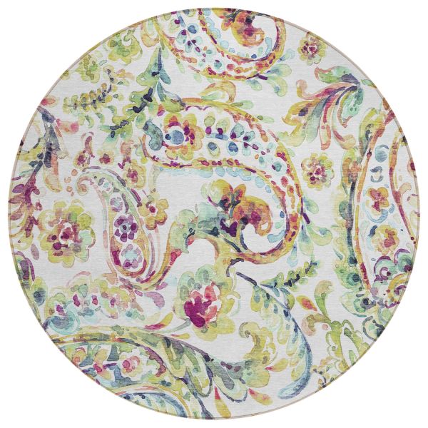 Addison Rugs Chantille Ivory 8'0" x 8'0" Round Collection