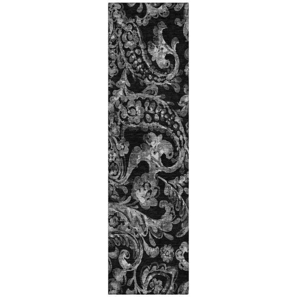 Addison Rugs Chantille Black 2'3" x 7'6" Runner