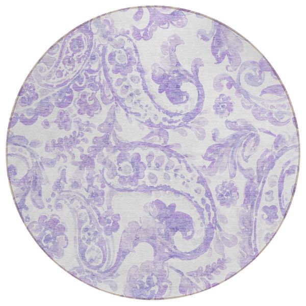 Addison Rugs Chantille Lavender 8'0" x 8'0" Round Collection