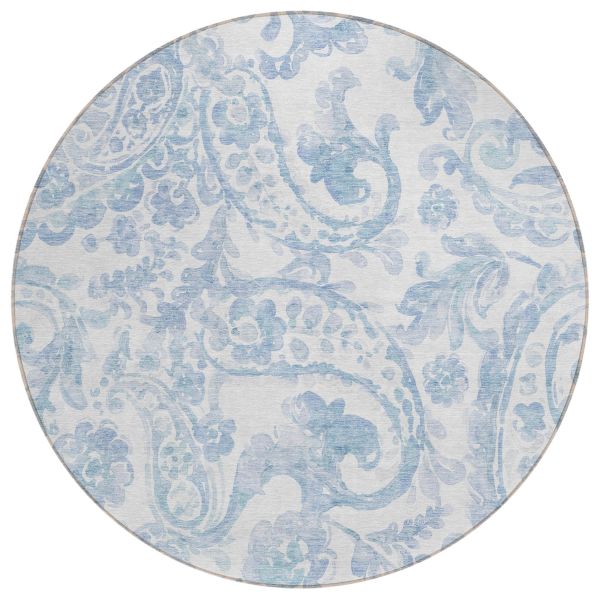 Addison Rugs Chantille Sky 8'0" x 8'0" Round