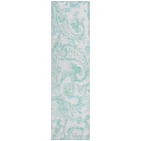 Addison Rugs Chantille Turquoise 2'3" x 7'6" Runner